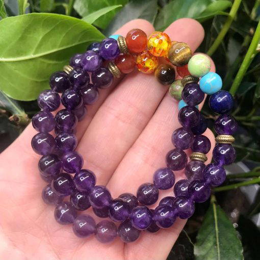 Amethyst Chakra Bracelet - Image 2