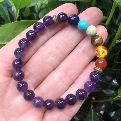 Amethyst Chakra Bracelet - Image 3