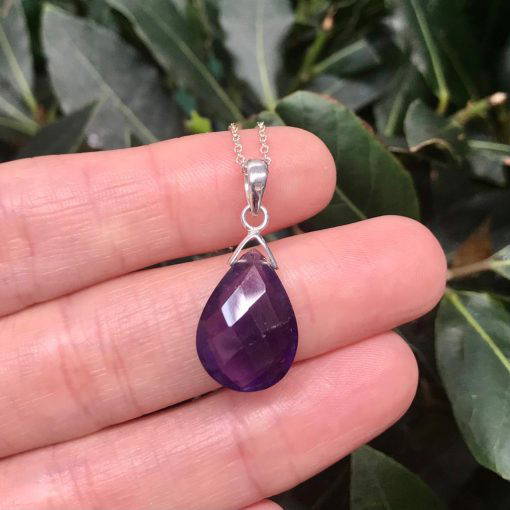 Amethyst Faceted Pendant - Image 2