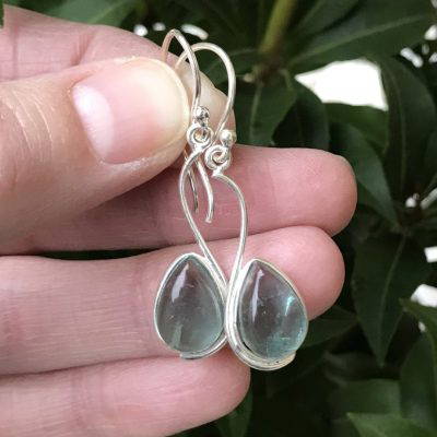 Apatite Peardrop Design Drop Earrings