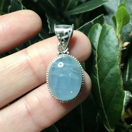 Aquamarine Oval Pendant 6.1g - Image 3
