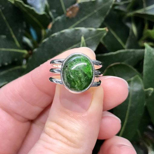 Chrome Diopside Ring 4.96g