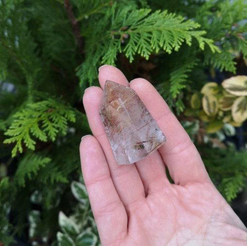 Rutilated Quartz Point - 38.2 grams