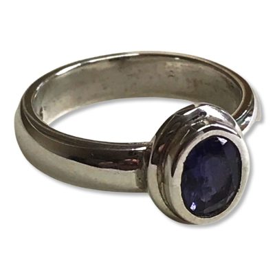 Iolite Ring 4.4g UK ring size L
