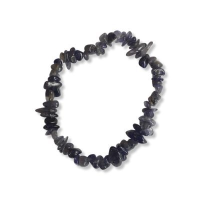 Iolite chip bracelet