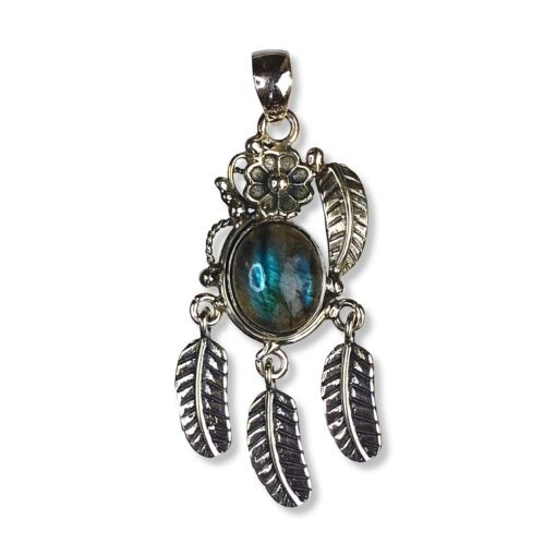 Labradorite Spirit Shield Pendant