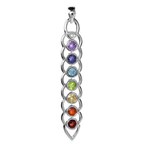 Chakra Wave Edged Pendant