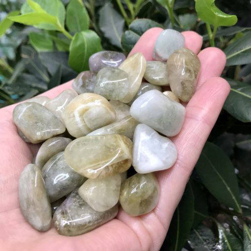 Natural Prasiolite Tumbled - Image 2
