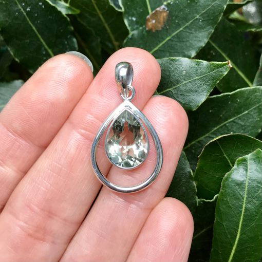Prasiolite Pendant - 3.9g - Image 3