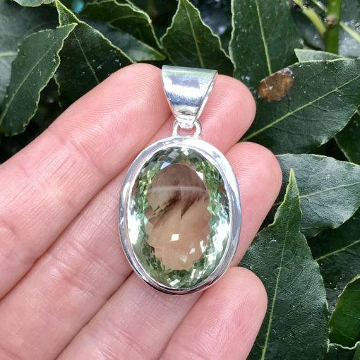 Prasiolite Pendant - 27.6g - Image 4
