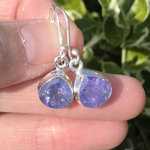 Tanzanite Peardrop Drop Earrings 3.5g - Image 2