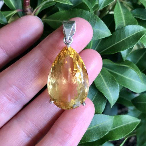 Citrine Faceted Pendant 13.5g - Image 2