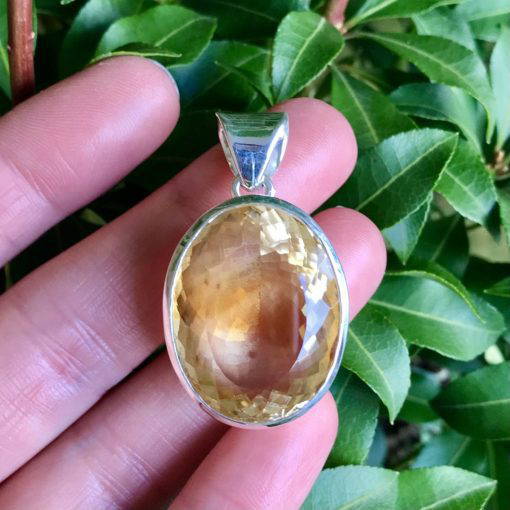 Citrine Faceted Pendant 26.1g - Image 2