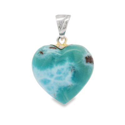 Larimar Heart Pendant 9.59g
