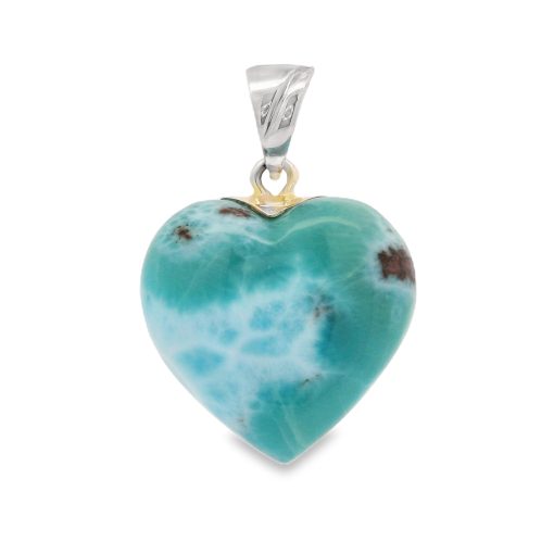 Larimar Heart Pendant 9.59g