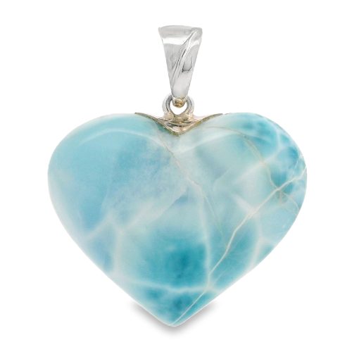 Larimar Heart Pendant 16.27g - Image 2