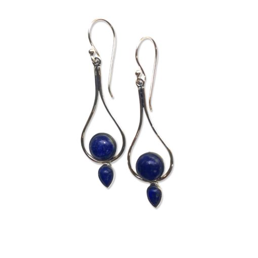 Lapis Lazuli Drop Earrings 4.9g