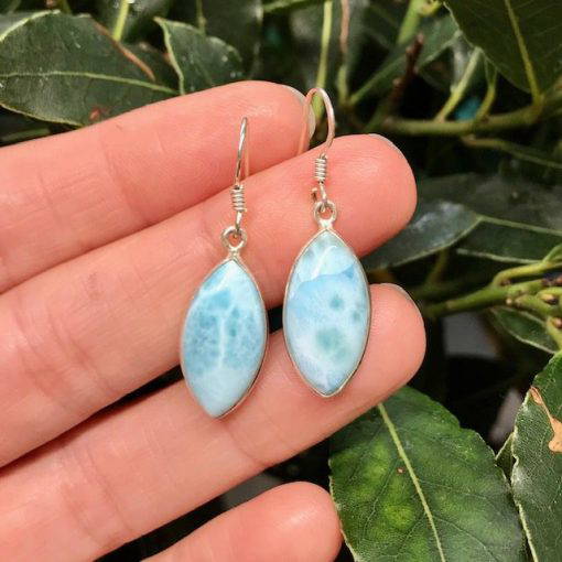 Larimar Marquise Earrings