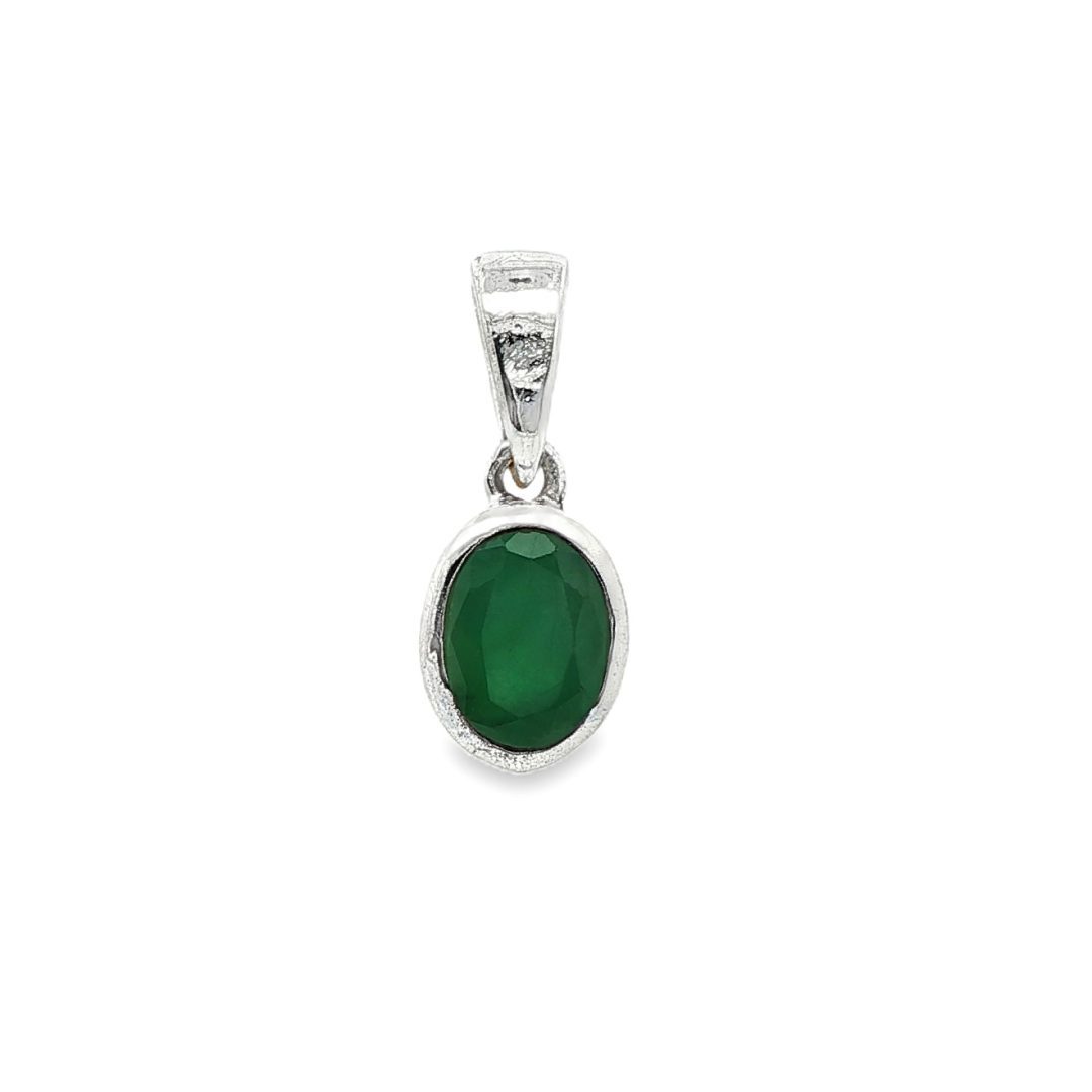 Emerald Oval Pendant