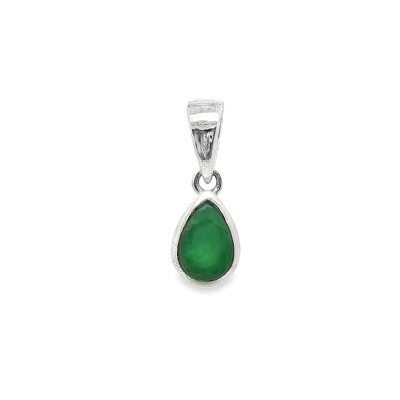 Emerald Peardrop Pendant