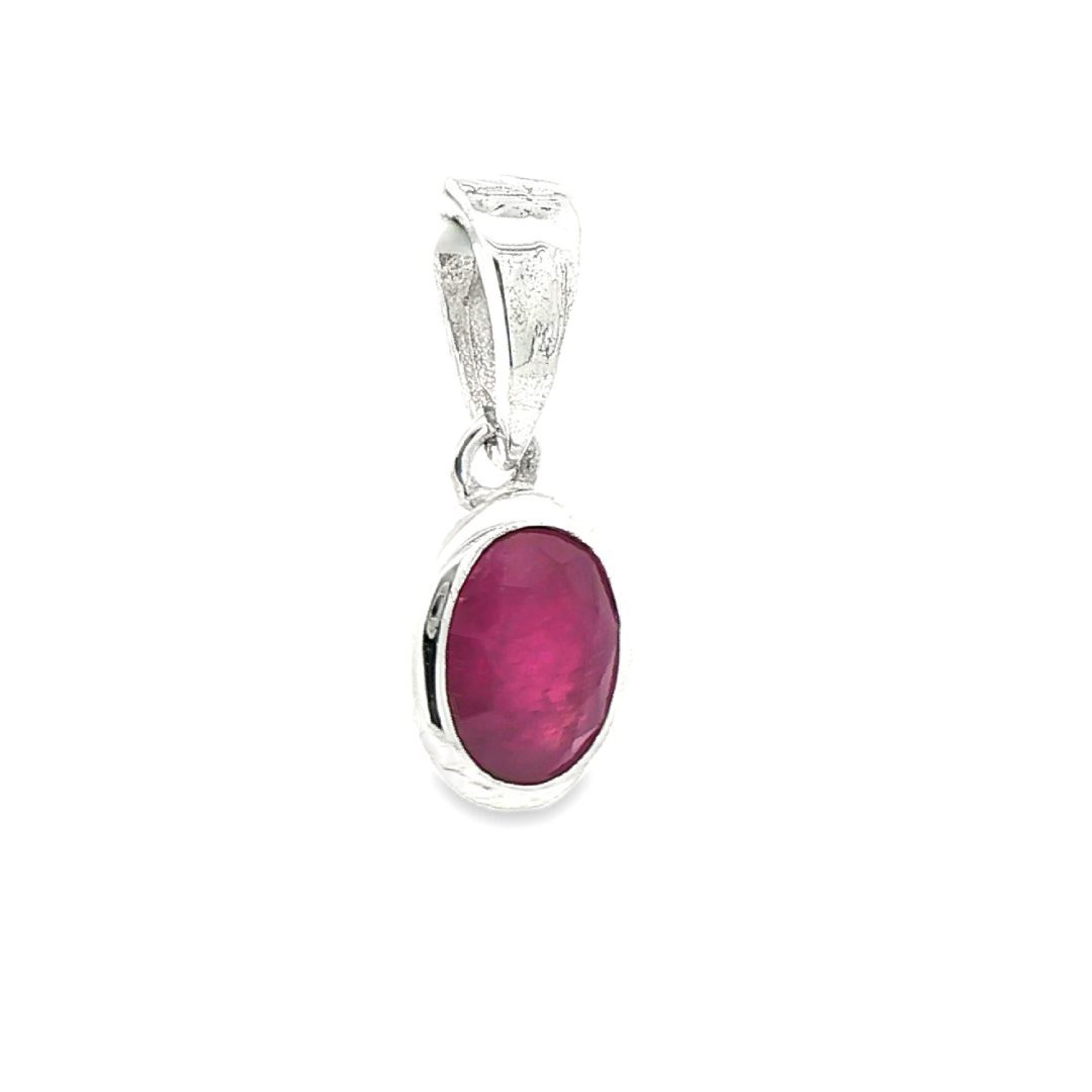 Ruby Oval Pendant - Image 2
