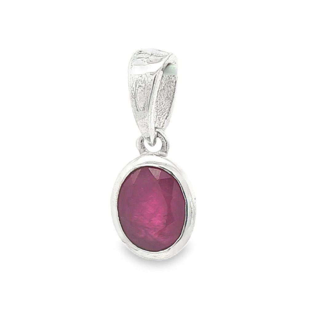Ruby Oval Pendant - Image 3