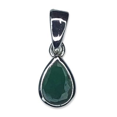 Emerald Peardrop Pendant