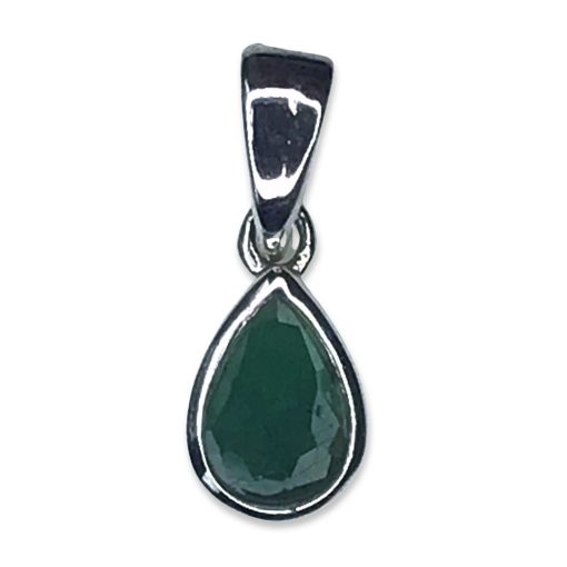 Emerald Peardrop Pendant