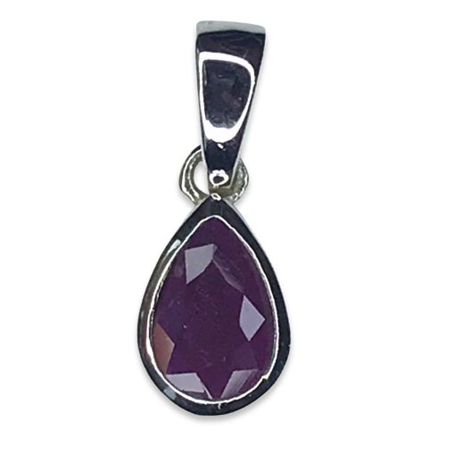 Ruby Peardrop Pendant