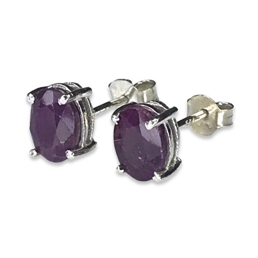 Ruby Stud Earrings
