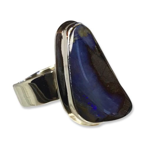 Boulder Opal Ring 7.9g - UK ring size Q