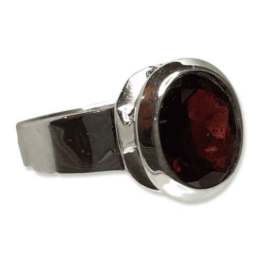 Garnet Ring 6g - UK ring size R