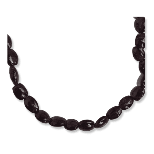 Garnet Smooth Chip Necklace - Image 2