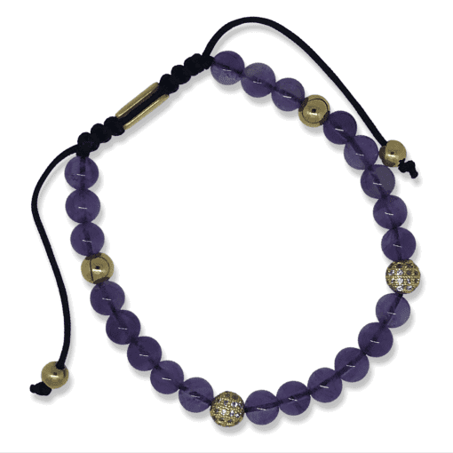 Amethyst Slider Bracelet