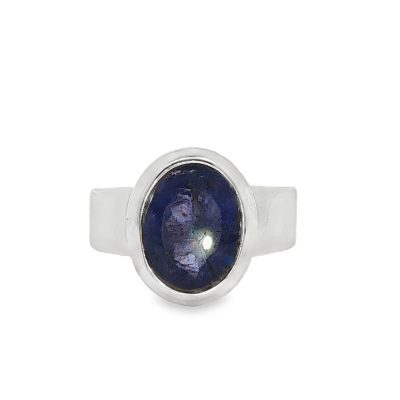 Tanzanite Oval Ring Size P 5.8g