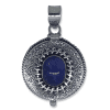 Sterling Silver Tanzanite Secret Message Locket 11.9 grams