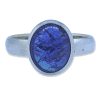 Tanzanite Oval Ring 3.88g Size N