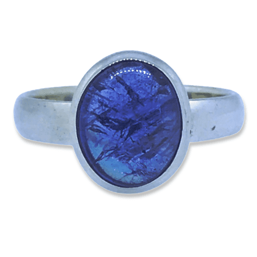 Tanzanite Oval Ring 3.88g Size N