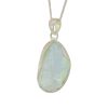 Natural Aquamarine Pendant and Chain 4.5g