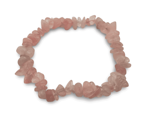 Rose Quartz Chip Bracelet