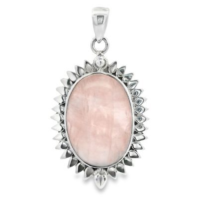 Rose Quartz Pendant 8.8g