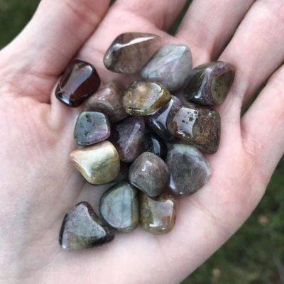 Watermelon Tourmaline Tumbled