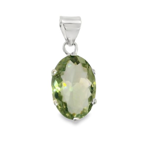 Prasiolite Pendant 8.7g - Image 2