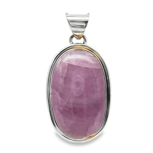 Kunzite Oval Pendant 16.2g