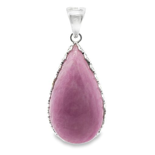 Kunzite Peardrop Pendant 22.6g