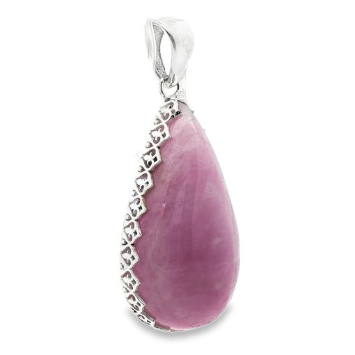 Kunzite Peardrop Pendant 22.6g - Image 2