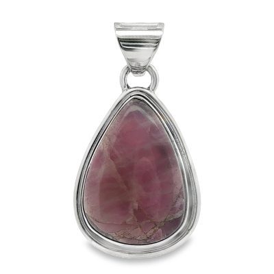 Kunzite Peardrop Pendant 8.9g