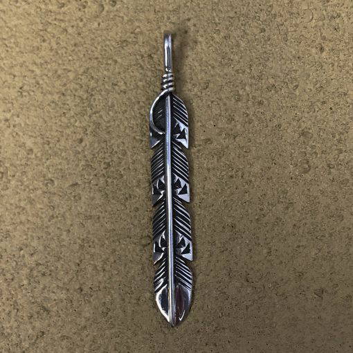 Joe Mace Arrow Feather Pendant