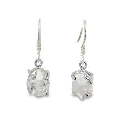 Herkimer Diamond Drop Earrings 3.2g