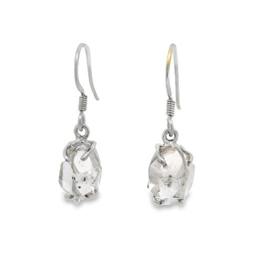Herkimer Diamond Drop Earrings 3.1g